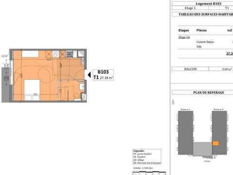 Location appartement 1 pièce
