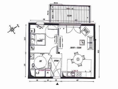 Location appartement 2 pièces Angers 49