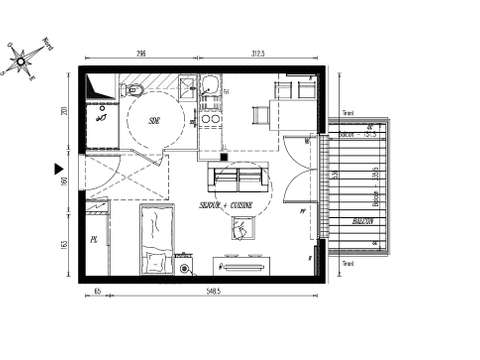 Location Studio 1 pièce Angers 49