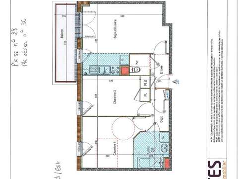 Location appartement 3 pièces Angers 49