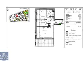 Location appartement 3 pièces Angers 49