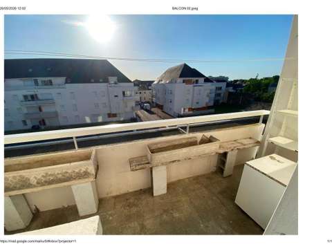 Location appartement 3 pièces Angers La Fayette Eblé 49