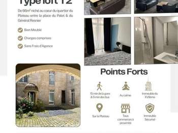 Location appartement 2 pièces Angoulême 16