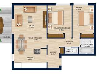 Location appartement 3 pièces Location appartement 3 pièces