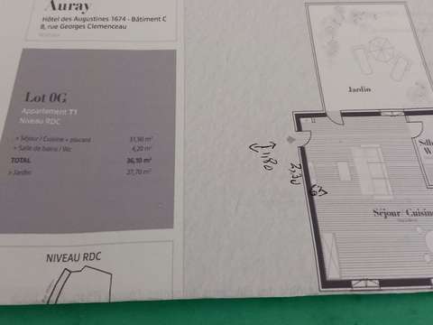 Location appartement 1 pièce Auray Kerdrain-Kerudo 56