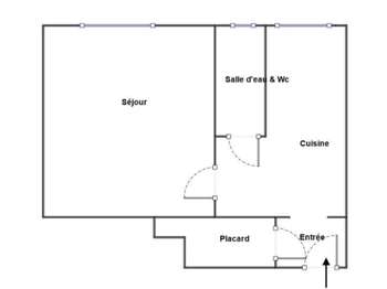 Location appartement 1 pièce Bagneux 92