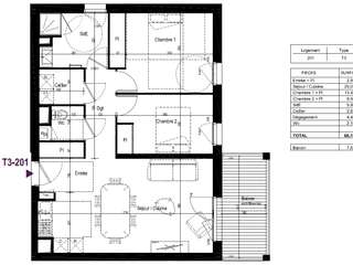 Location appartement 3 pièces Location appartement 3 pièces