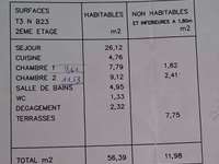 Location appartement 3 pièces