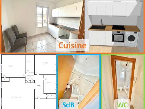 Location appartement 3 pièces Location appartement 3 pièces