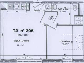 Location appartement 2 pièces