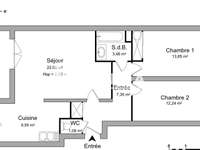 Location appartement 3 pièces