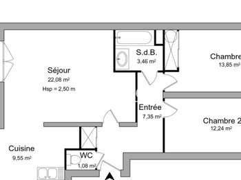 Location appartement 3 pièces