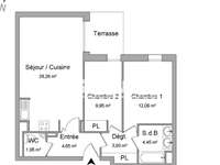 Location appartement 3 pièces