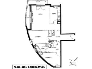 Location appartement 3 pièces