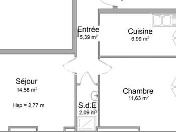 Location Appartement 2 piècesBrest