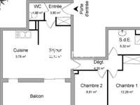 Location appartement 3 pièces