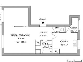 Location appartement 2 pièces