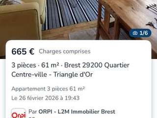 Location appartement 3 pièces Location appartement 3 pièces