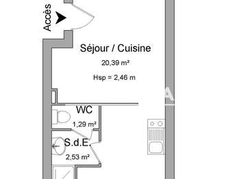 Location Appartement T1Brest Kerinou Kerichen