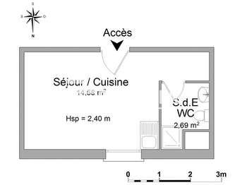 Location appartement 1 pièce Location appartement 1 pièce