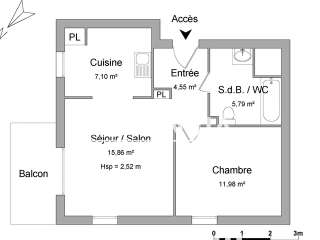 Location appartement 2 pièces Location appartement 2 pièces