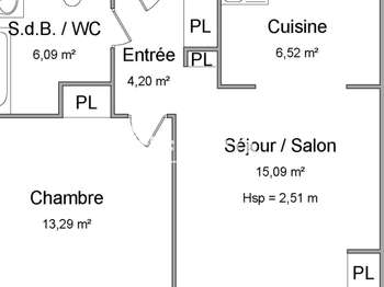 Location appartement 2 pièces