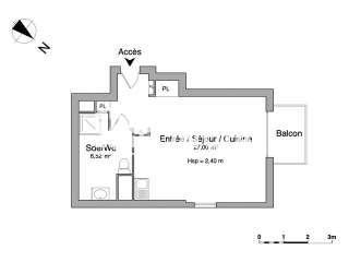 Location appartement 1 pièce