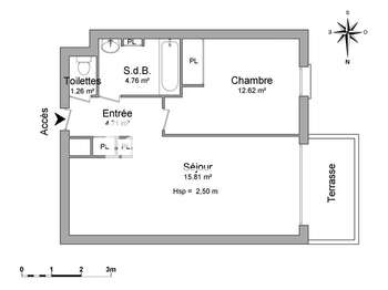Location appartement 2 pièces