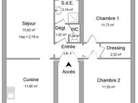 Location appartement 3 pièces