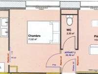 Location appartement 2 pièces