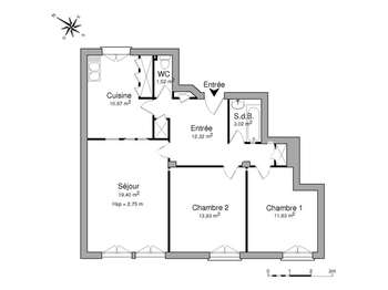 Location appartement 3 pièces