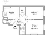Location appartement 2 pièces Location appartement 2 pièces