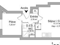 Location appartement 2 pièces