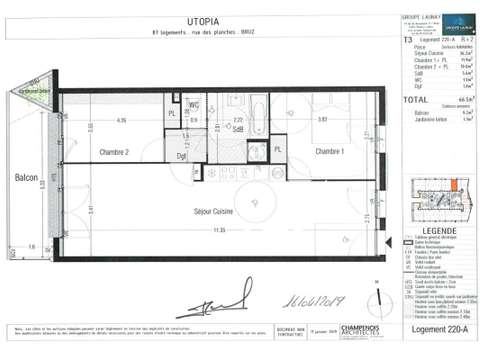 Location appartement 3 pièces Bruz 35