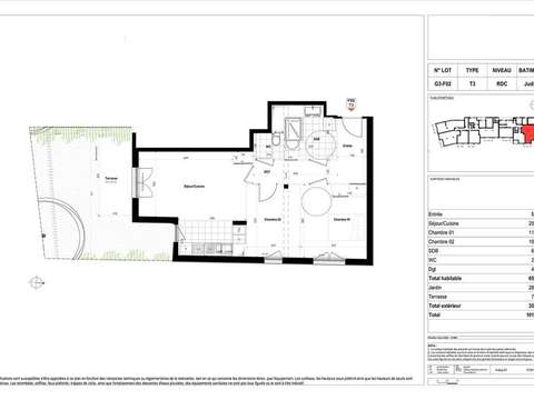 Location appartement 3 pièces Caen 14