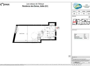 Location Appartement T1Caen
