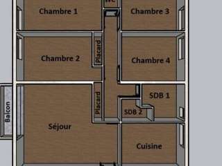 Location Chambre 5 pièces