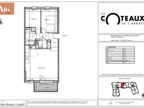 Location appartement 3 pièces