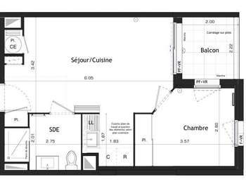 Location appartement 1 pièce