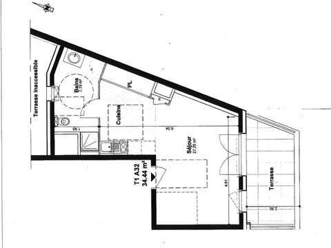 Location Studio 1 pièce