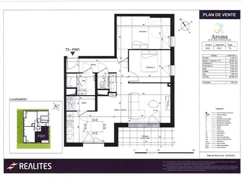 Location appartement 3 pièces Cesson-Sévigné 35