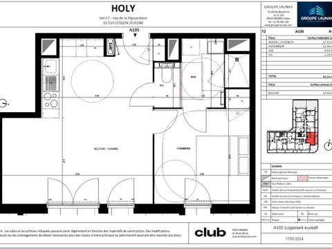 Location appartement 2 pièces