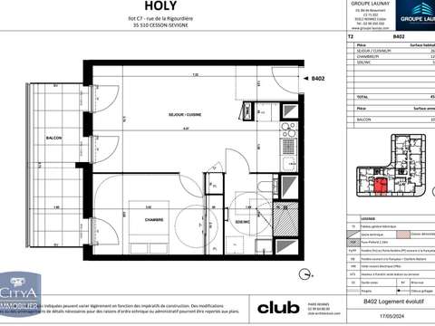 Location appartement 2 pièces