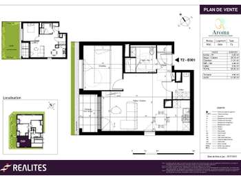 Location Appartement 2 piècesCesson-Sévigné