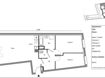 Location appartement 3 pièces