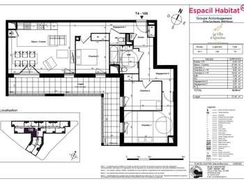 Location appartement 4 pièces Location appartement 4 pièces