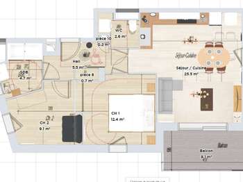 Location Appartement 3 piècesClermont-Ferrand