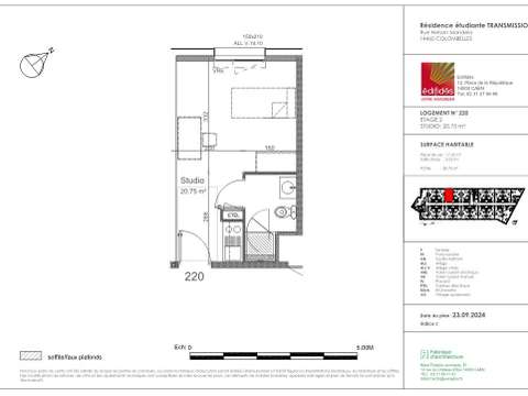 Location Studio 1 pièce Colombelles 14