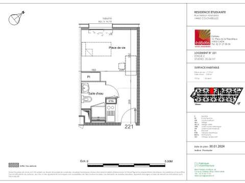 Location Studio 1 pièce Colombelles 14