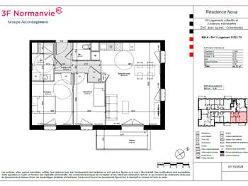 Location Appartement 3 piècesColombelles